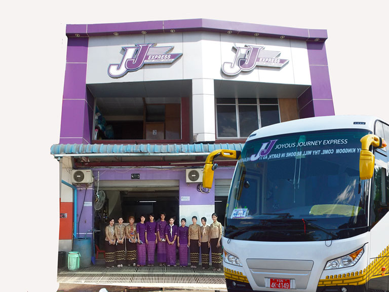 JJExpress Bus Gate in Aung Mingalar Bus Stsation, Yangon